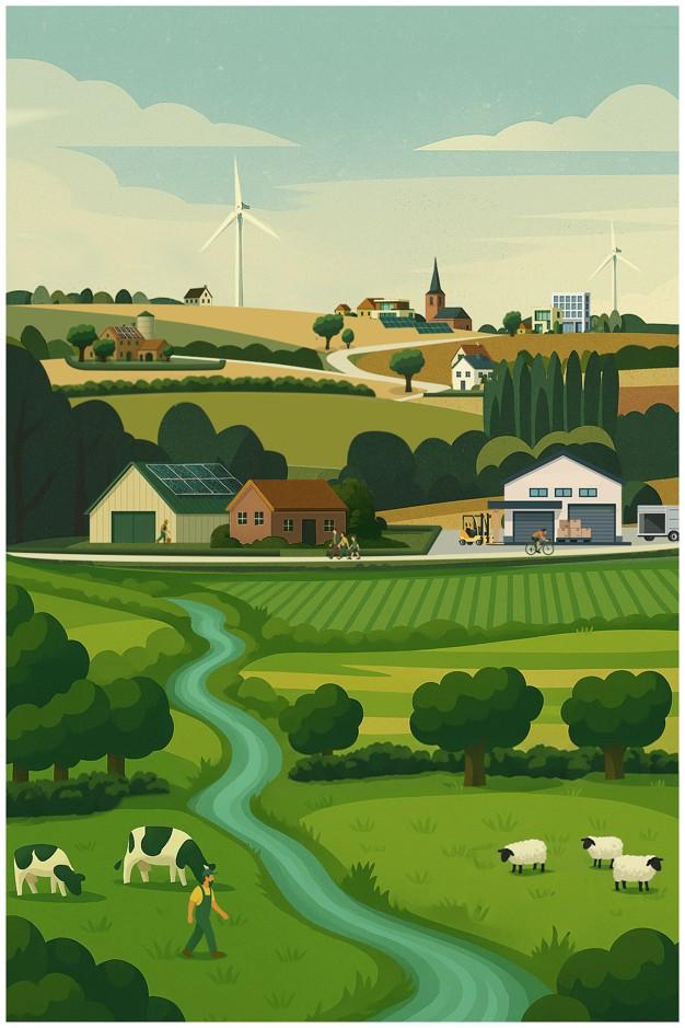 Illustration Scenario Flanders