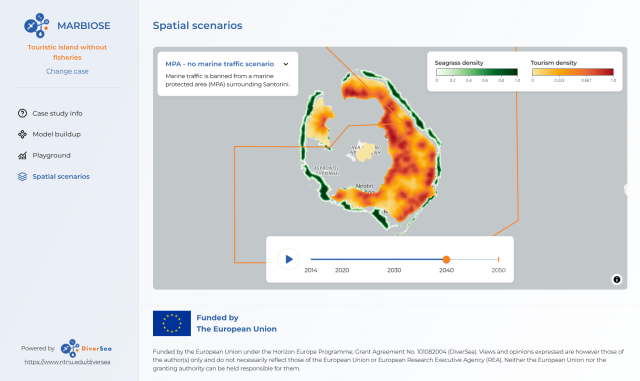 DiverSea MARBIOSE dashboard